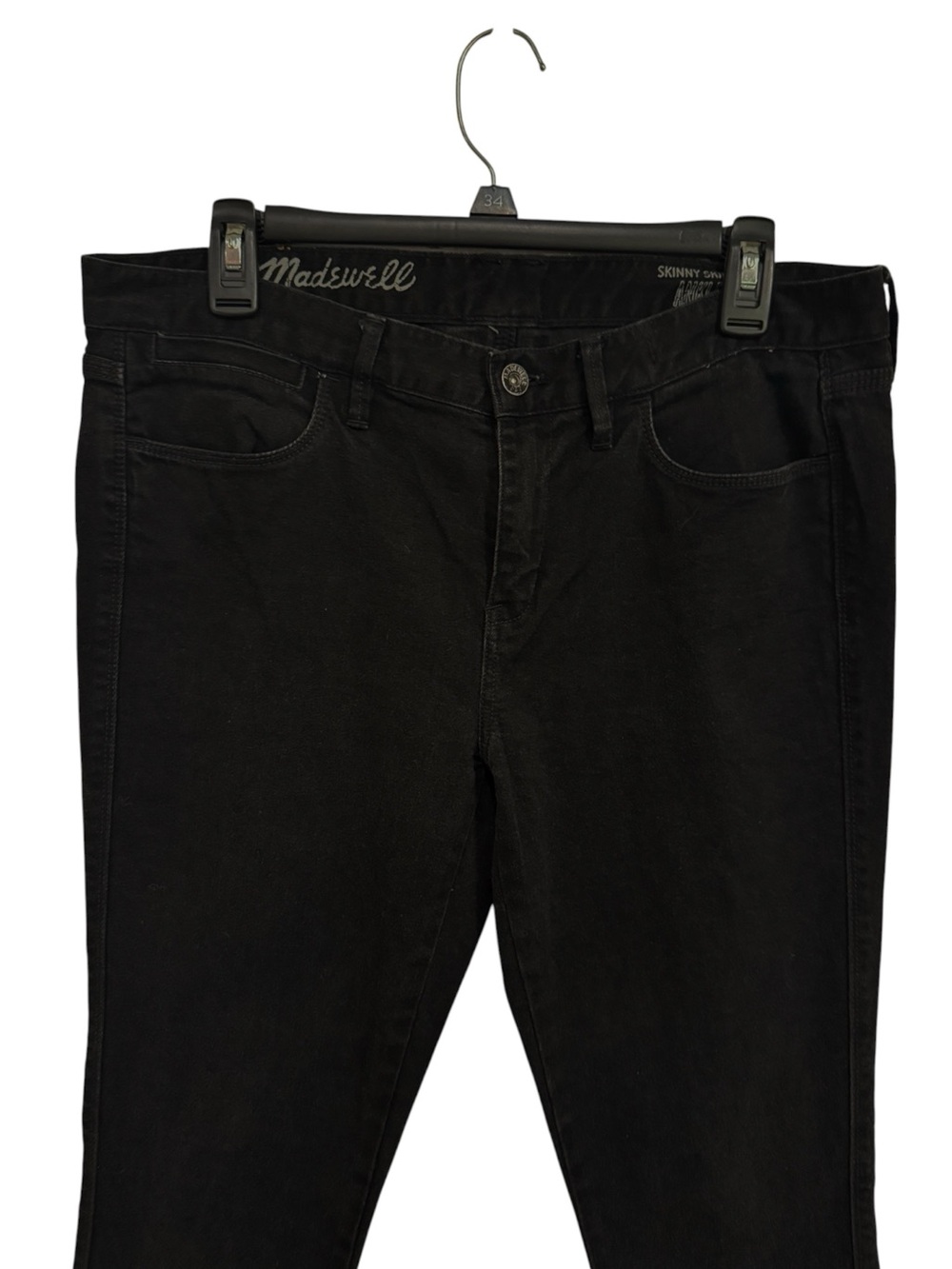 Madewell Skinny Skinny Ankle Jeans in Black size 30 - Picture 4 of 13